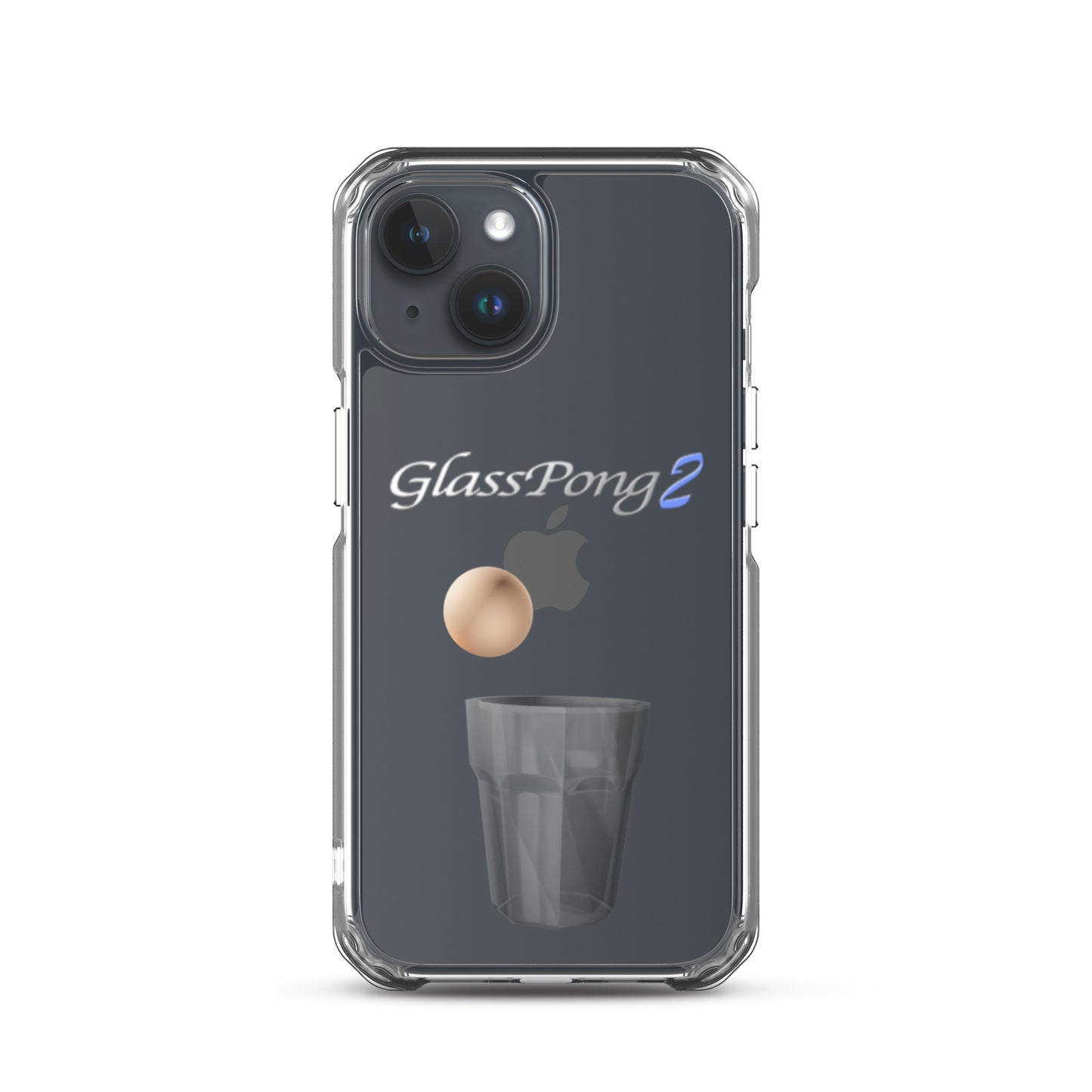 GlassPong2 ping pong ball in glass iPhone case
