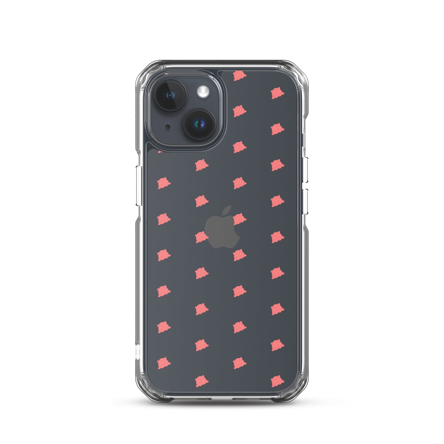 めんだこシルエットパターンiPhoneケース
