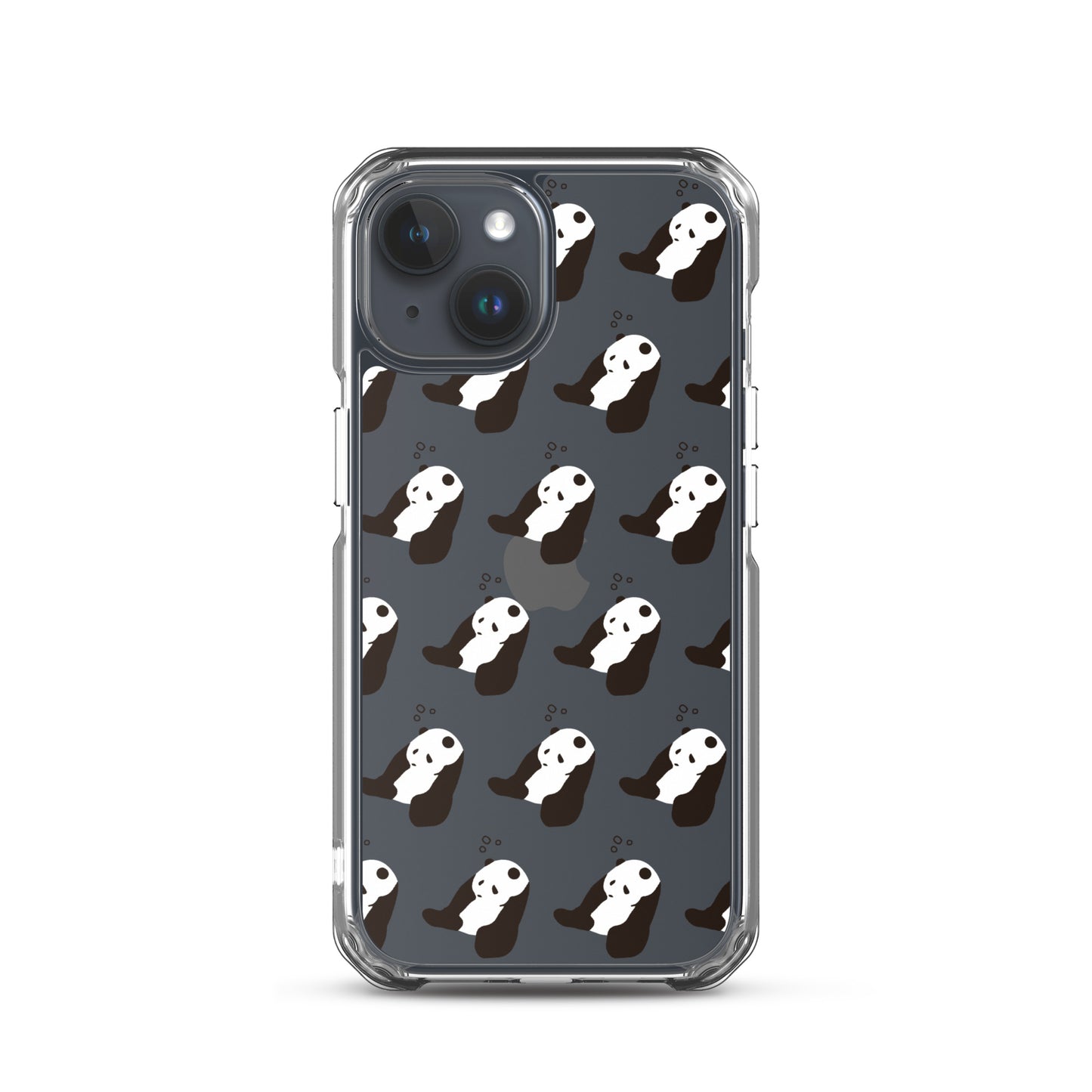 パンダ 眠たい iPhoneケース(斜め)