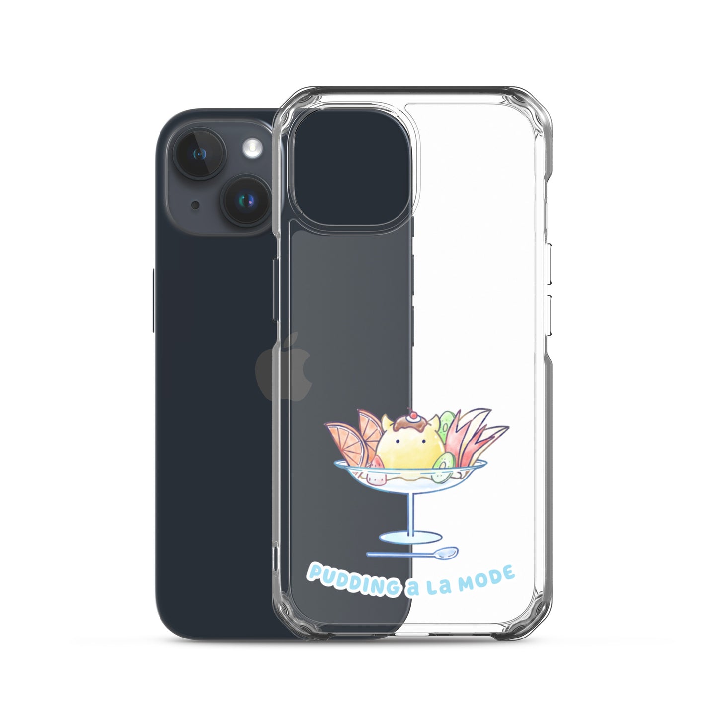 めんだこプリンアラモード スマホケース