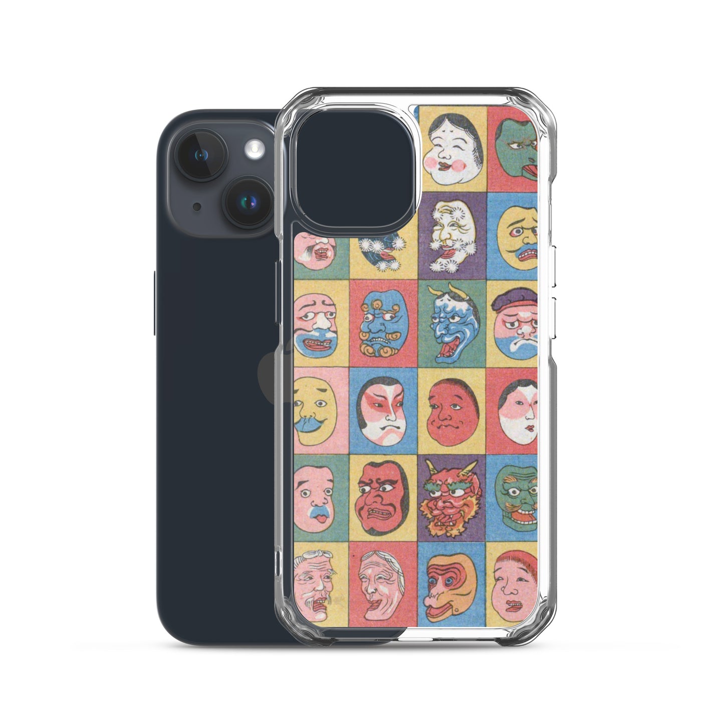 大正レトロ お面 iPhoneケース