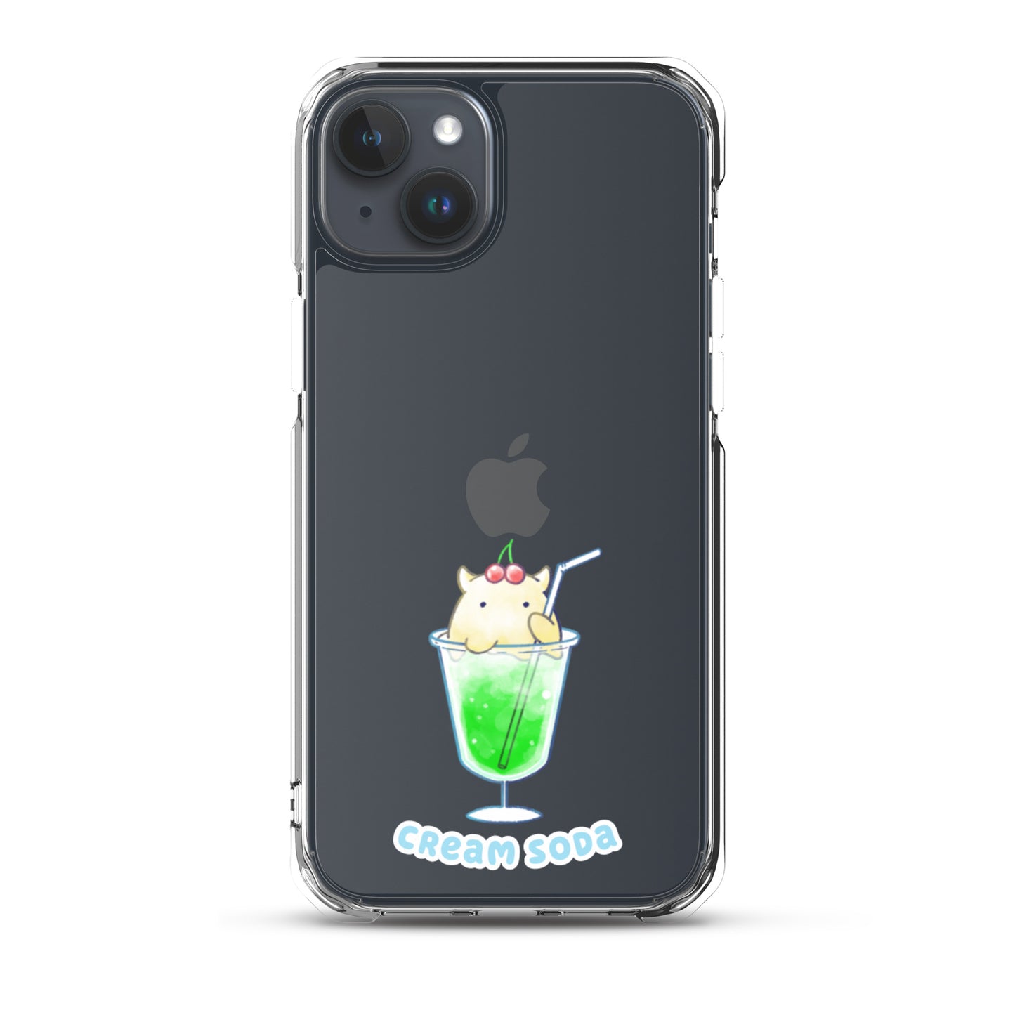 めんだこクリームソーダ スマホケース