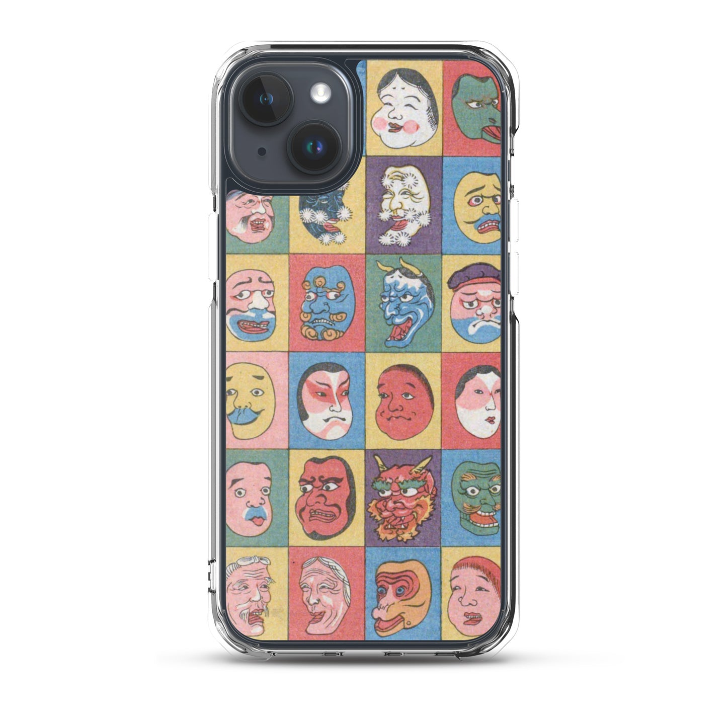大正レトロ お面 iPhoneケース