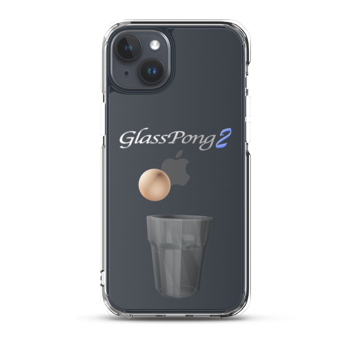 GlassPong2 ping pong ball in glass iPhone case