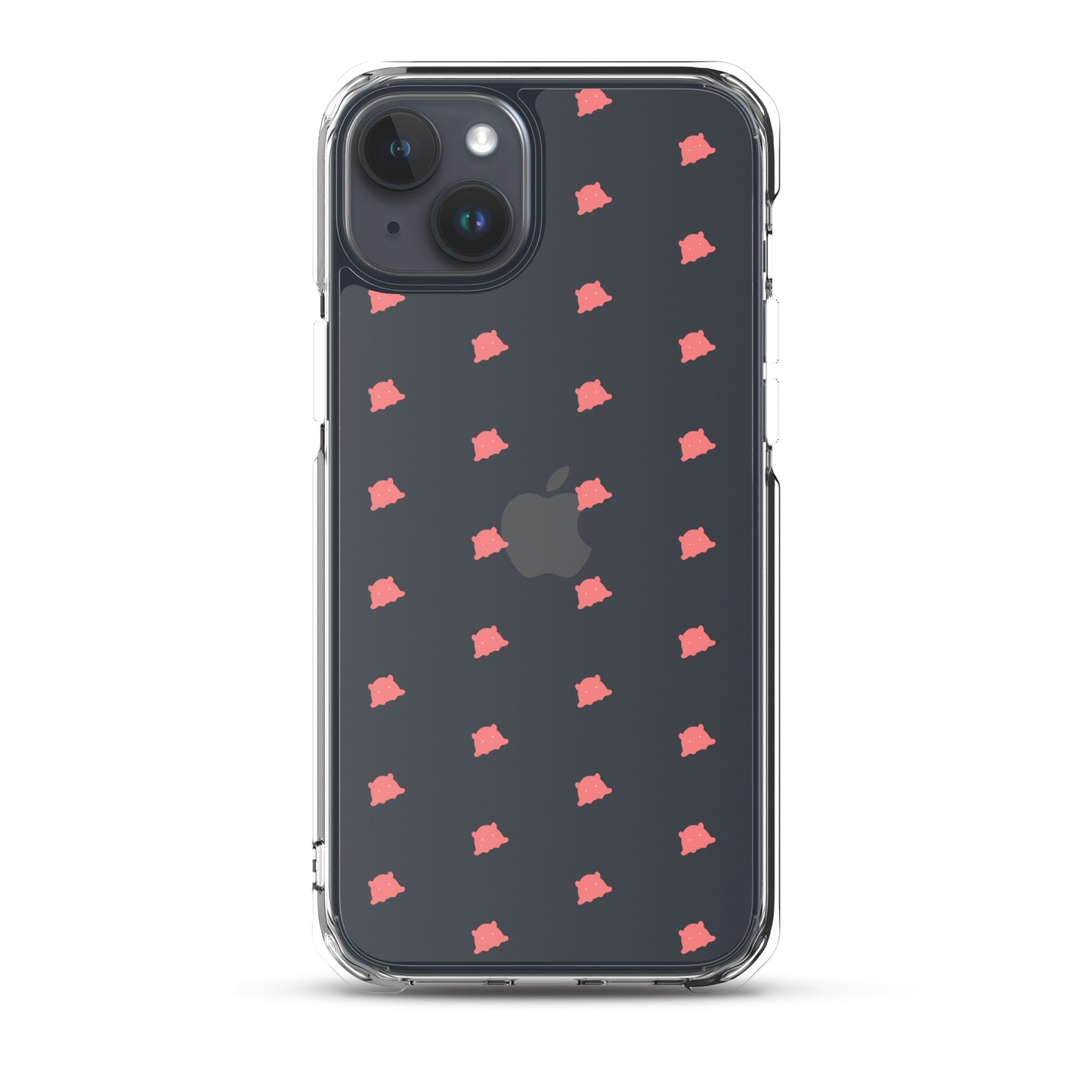 めんだこシルエットパターンiPhoneケース