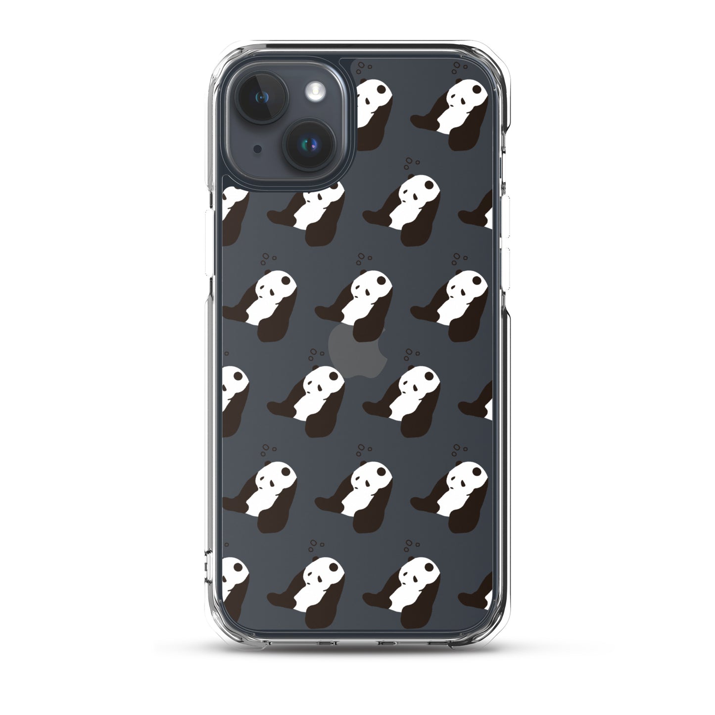 パンダ 眠たい iPhoneケース(斜め)