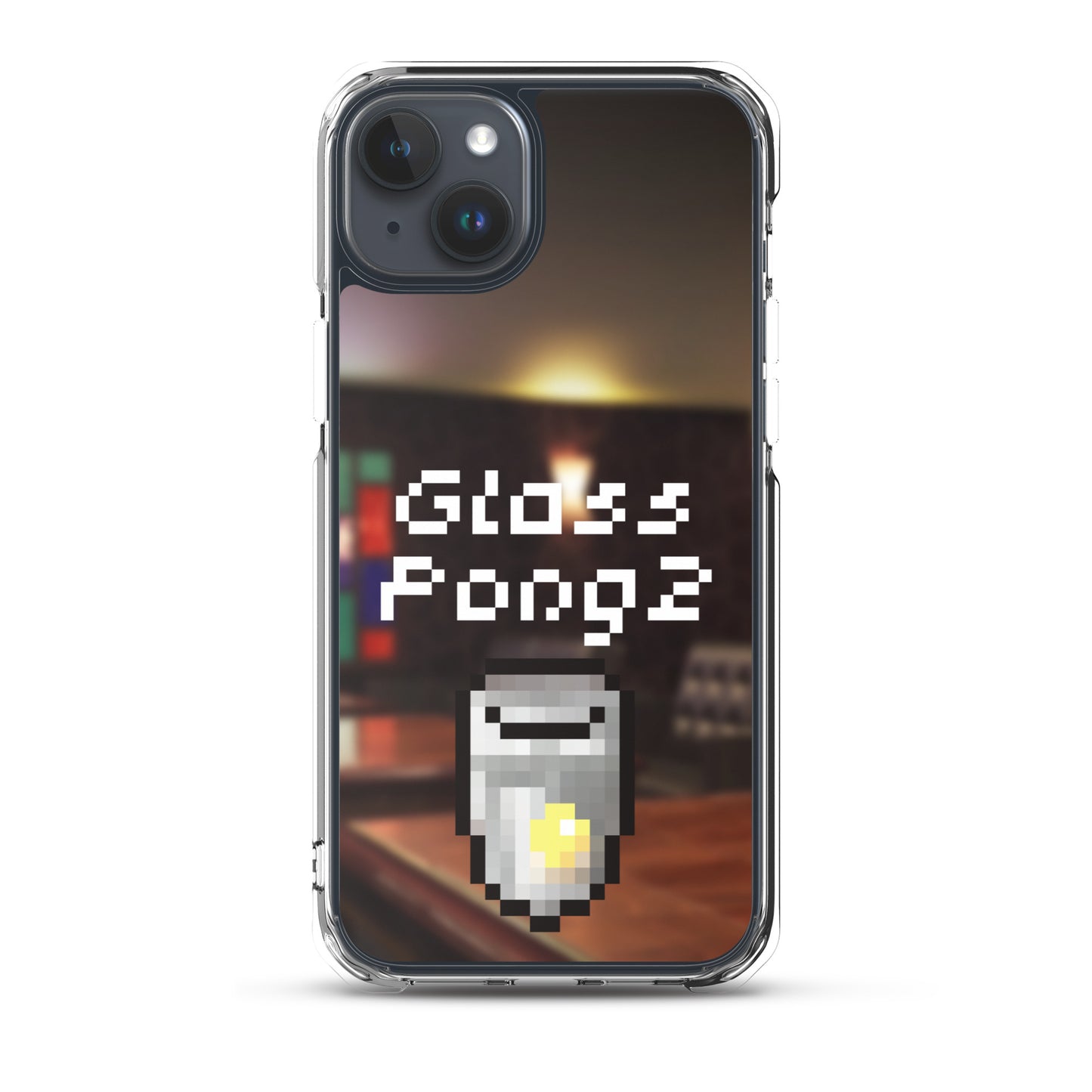 Glass Pong2 dot iPhoneケース(背景あり)