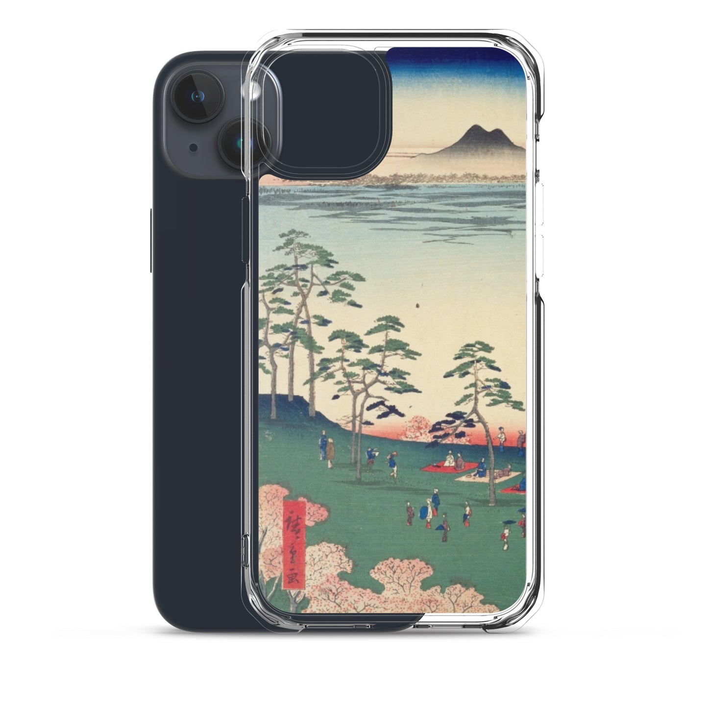 大正レトロ お花見 iPhoneケース