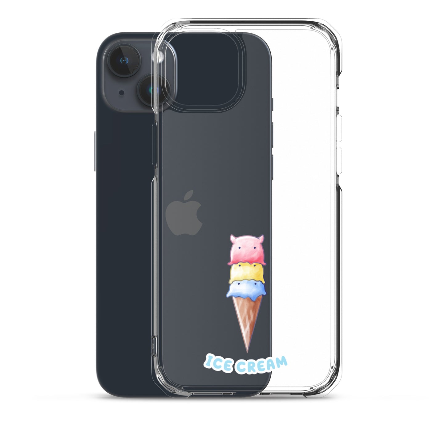めんだこアイスクリーム スマホケース