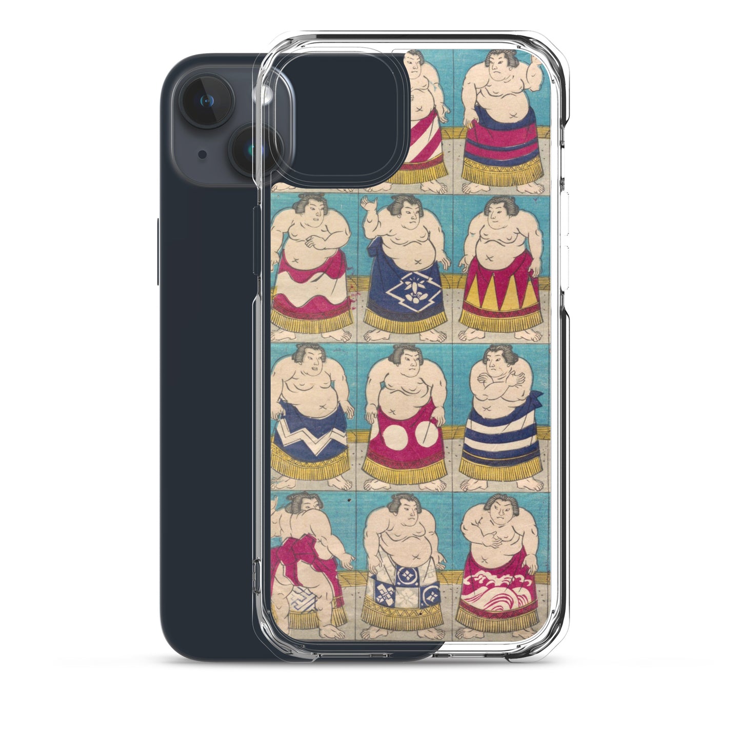 大正レトロ 相撲 iPhoneケース