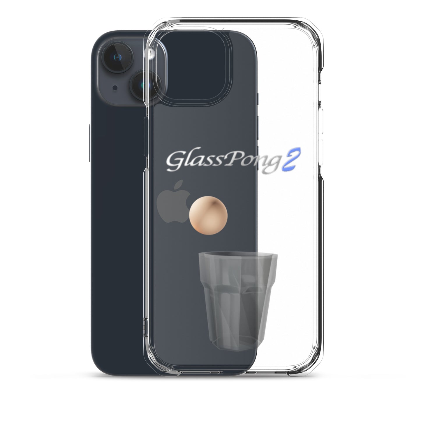 GlassPong2 ping pong ball in glass iPhone case