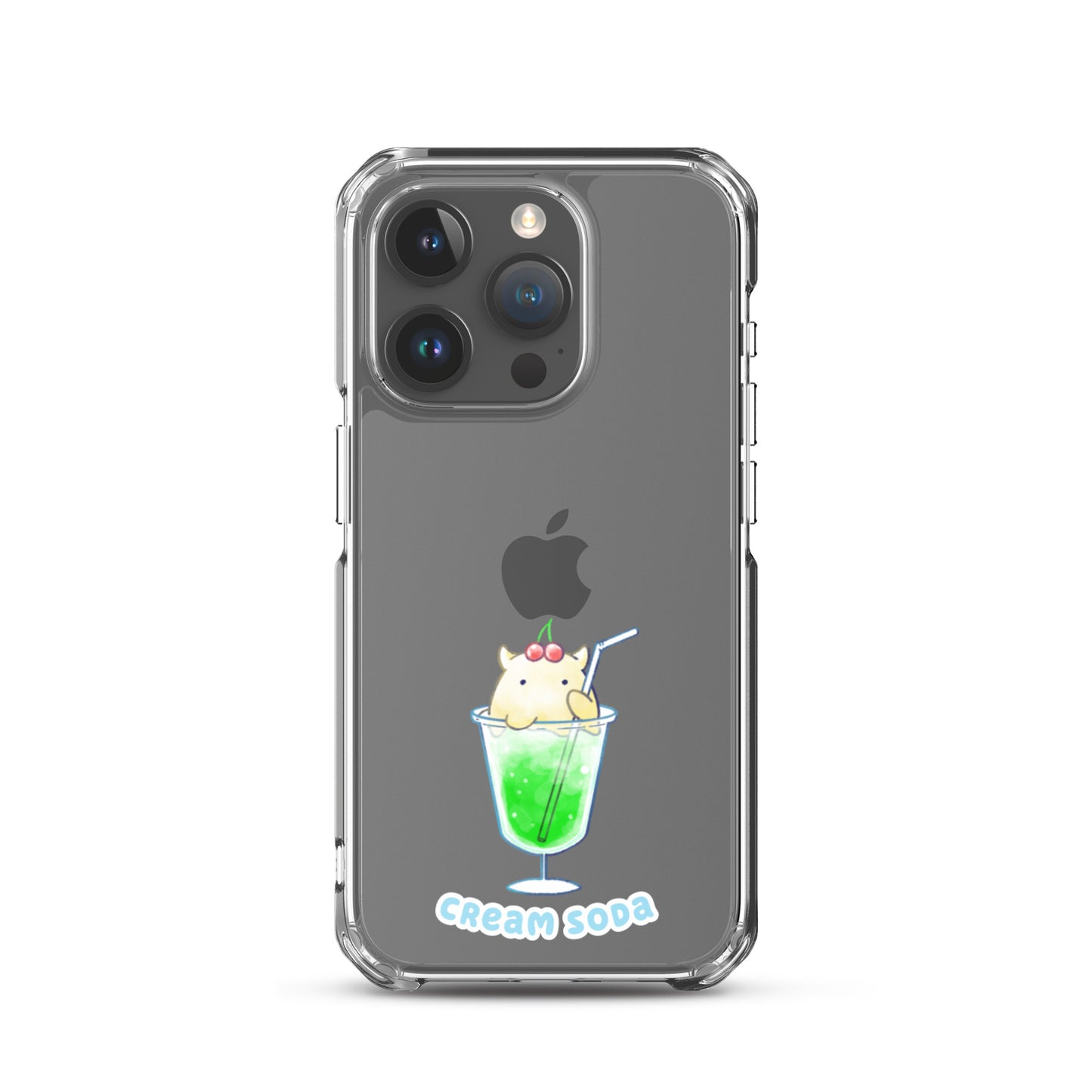 めんだこクリームソーダ スマホケース