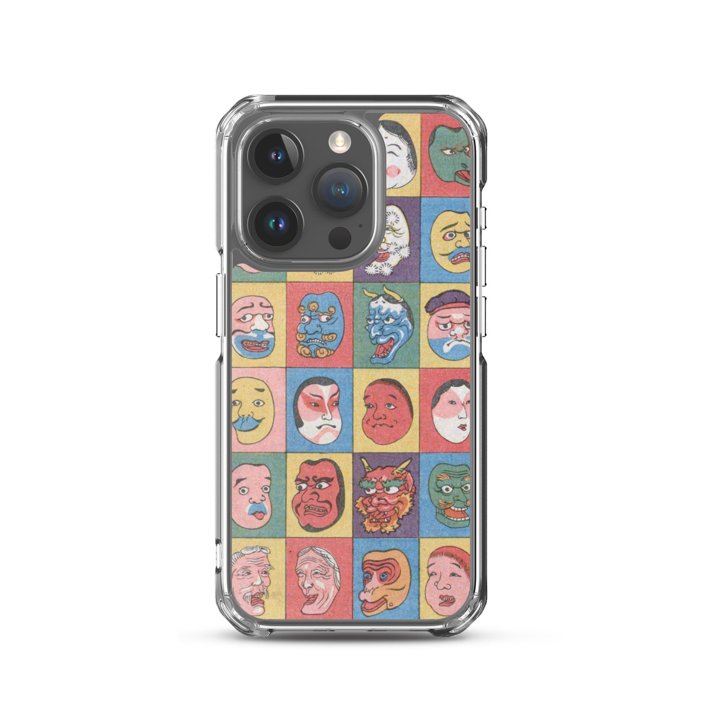 大正レトロ お面 iPhoneケース