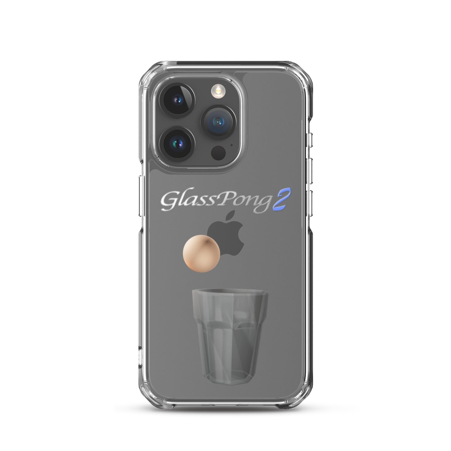 GlassPong2 ping pong ball in glass iPhone case