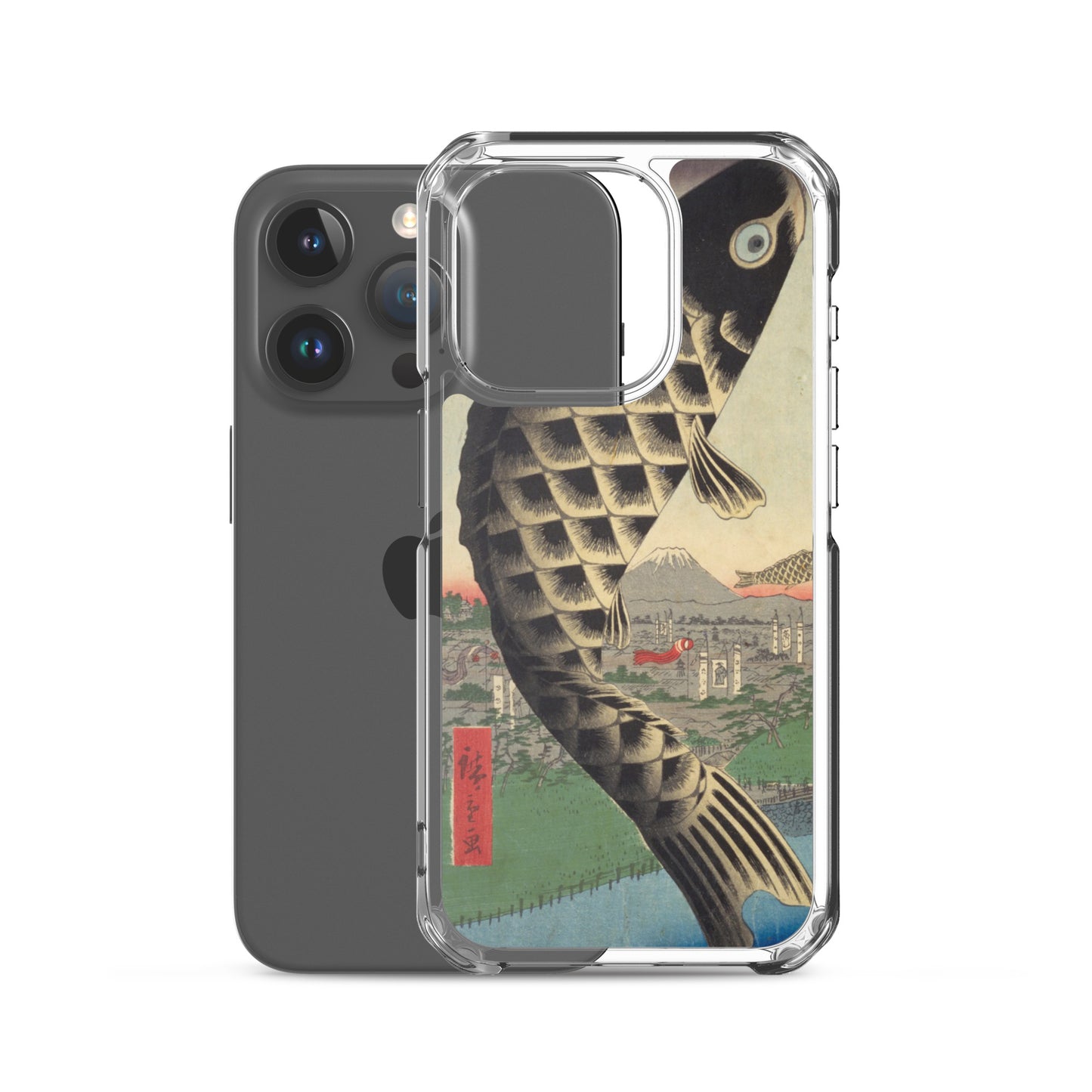 大正レトロ 鯉のぼり iPhoneケース