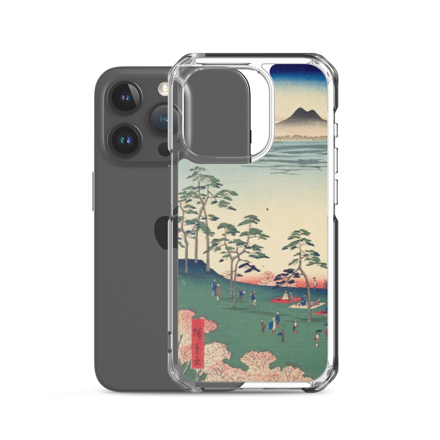 大正レトロ お花見 iPhoneケース