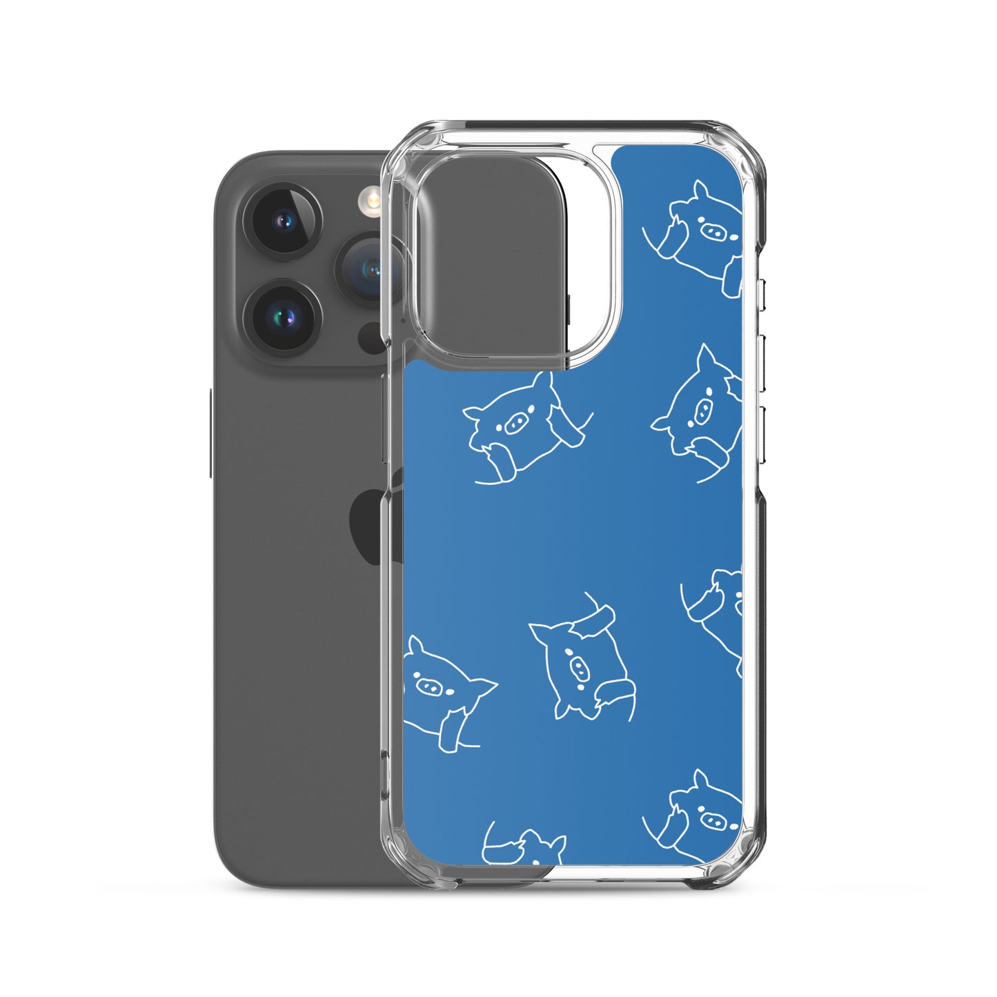 とんかつブタ ランダム柄 スマホケース02