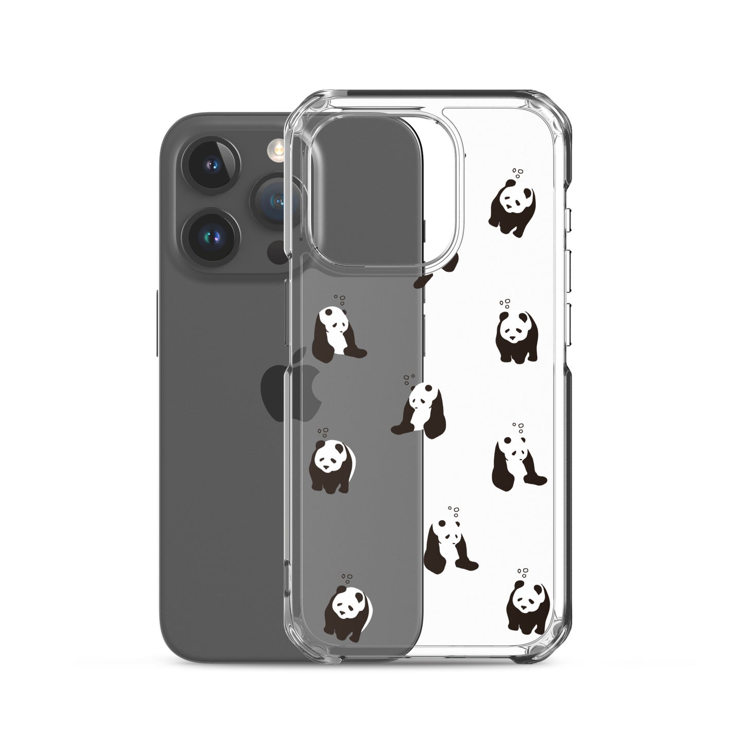 パンダ 眠たい iPhoneケース