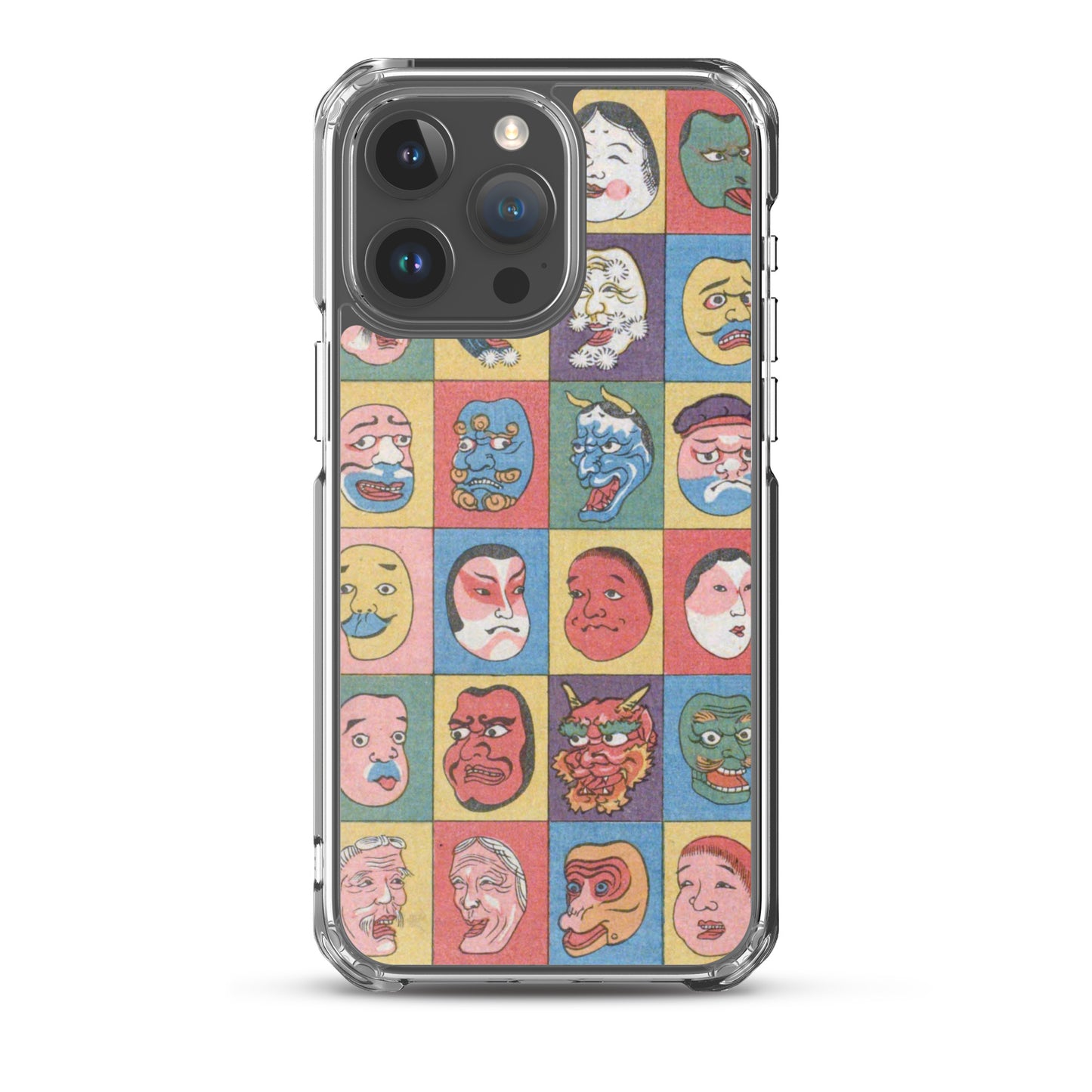 大正レトロ お面 iPhoneケース