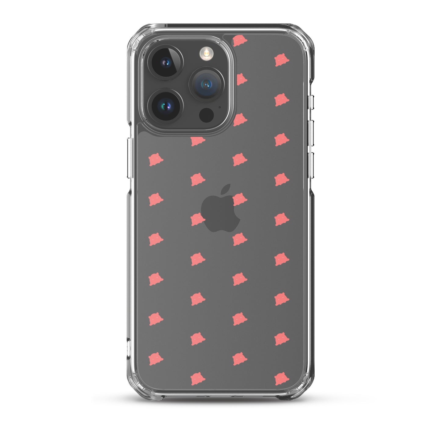 めんだこシルエットパターンiPhoneケース