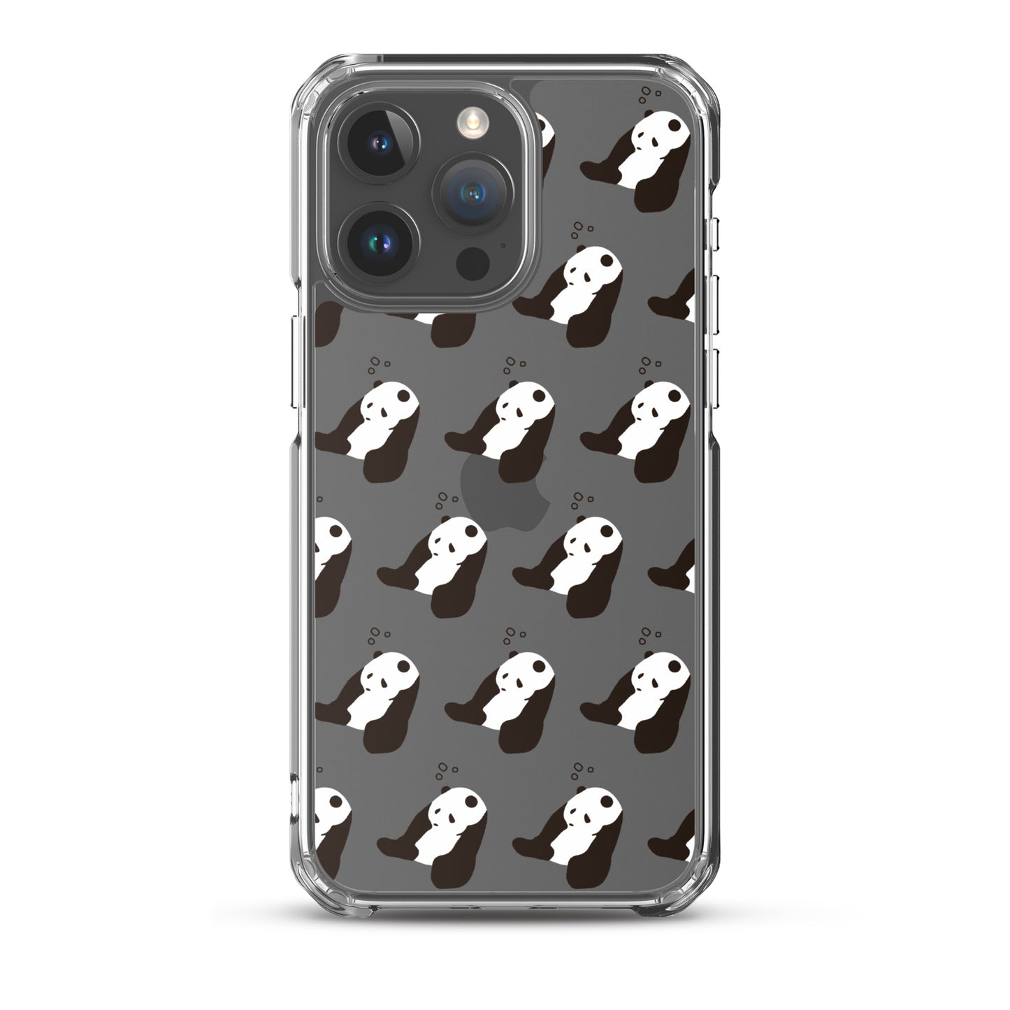 パンダ 眠たい iPhoneケース(斜め)