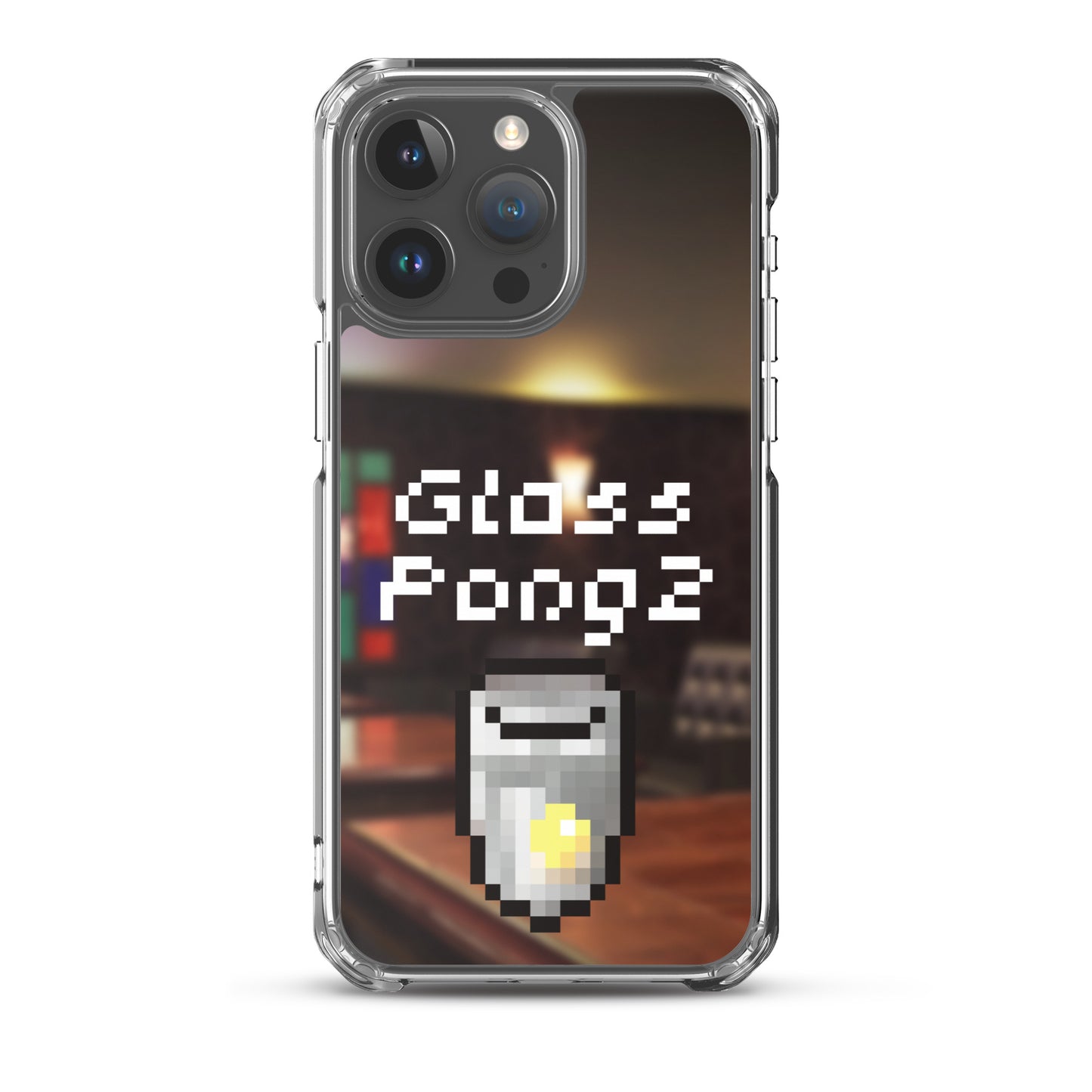 Glass Pong2 dot iPhoneケース(背景あり)
