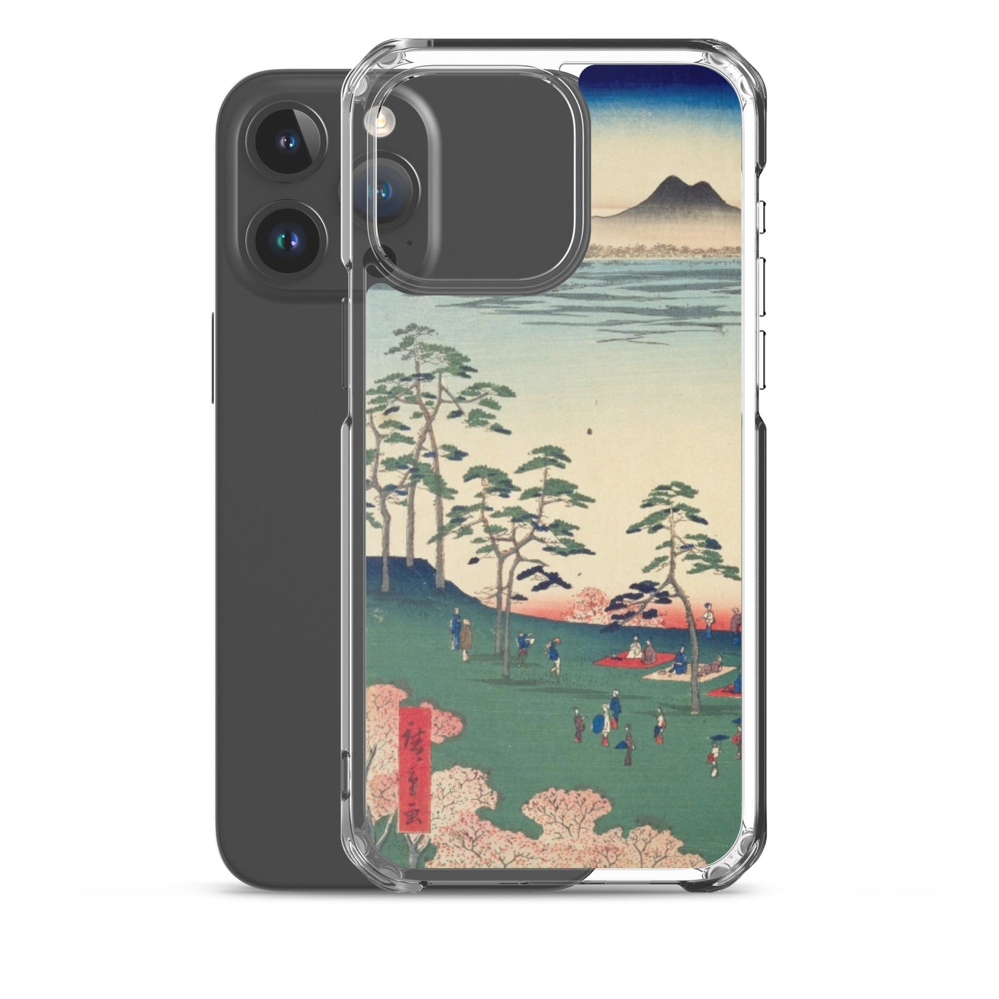大正レトロ お花見 iPhoneケース