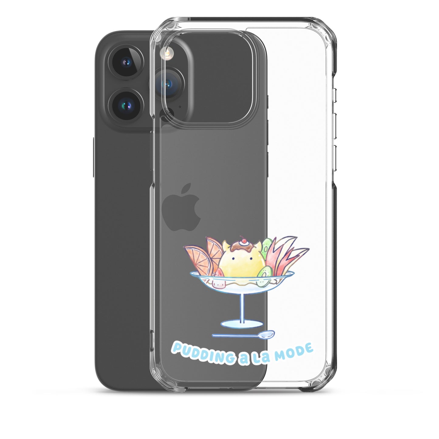 めんだこプリンアラモード スマホケース
