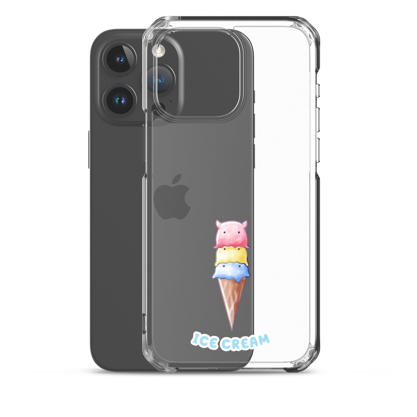 めんだこアイスクリーム スマホケース
