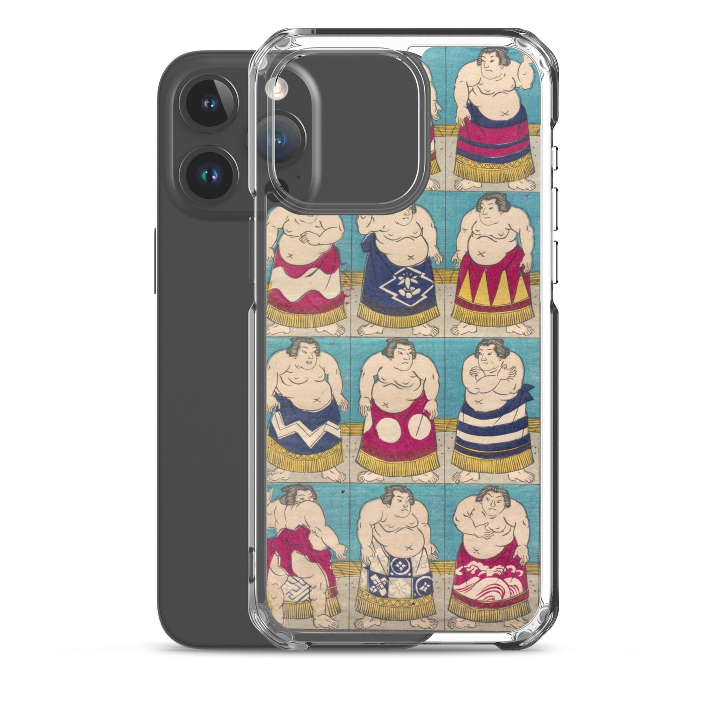大正レトロ 相撲 iPhoneケース