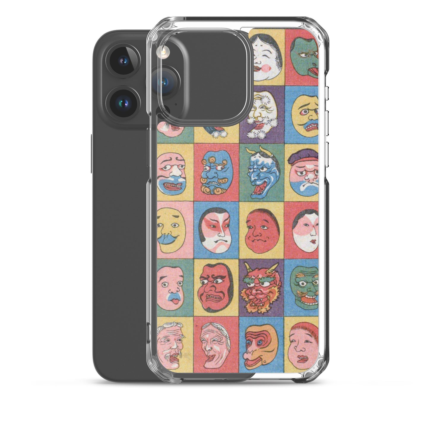 大正レトロ お面 iPhoneケース