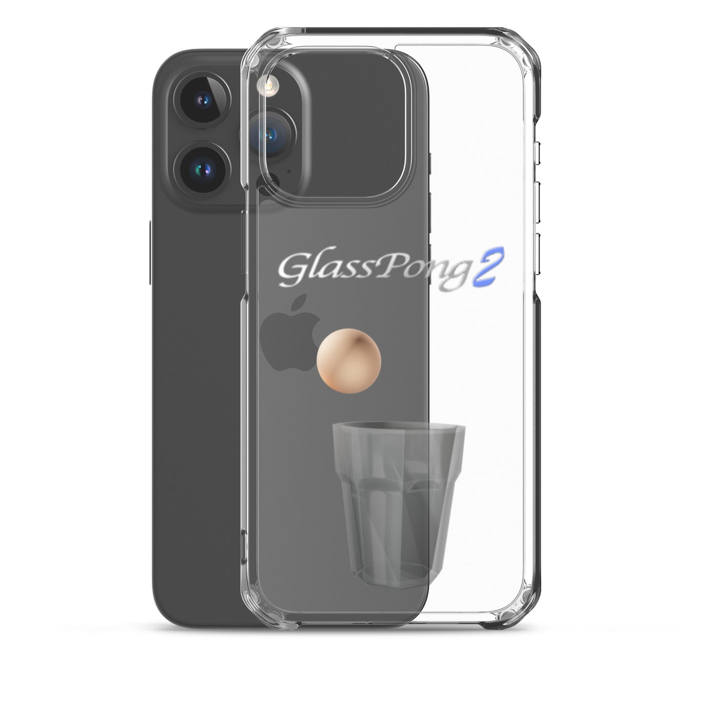GlassPong2 ping pong ball in glass iPhone case