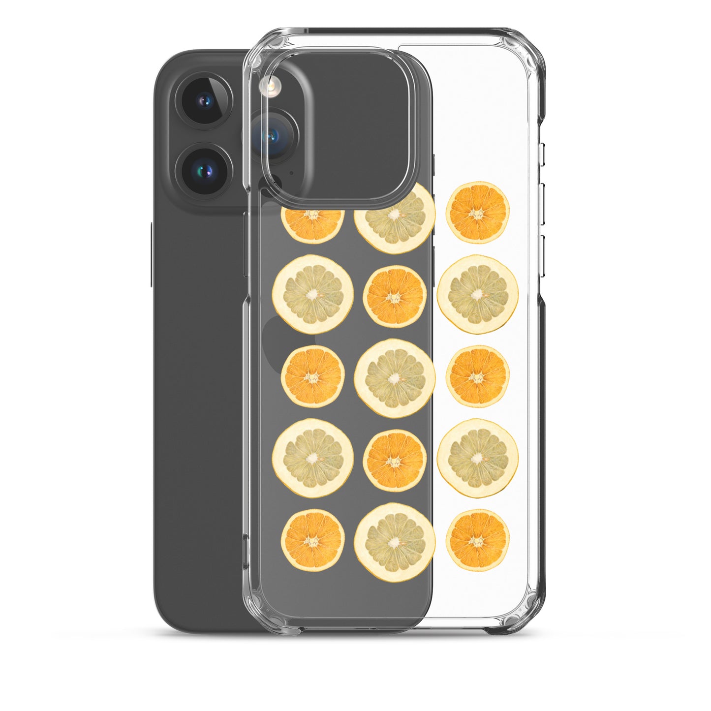 フルーツ輪切り(オレンジ&グレープフルーツ) iPhoneケース