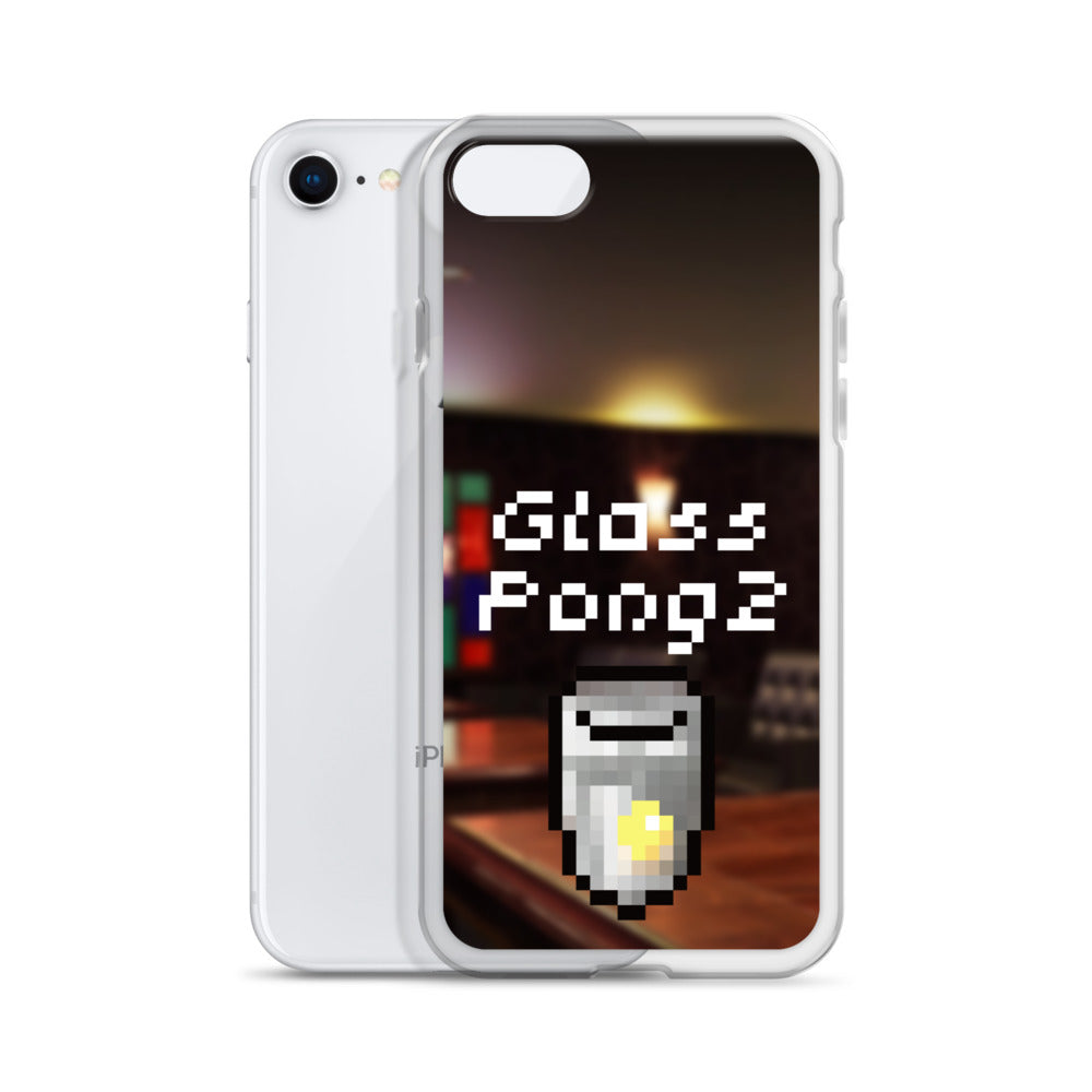 Glass Pong2 dot iPhoneケース(背景あり)