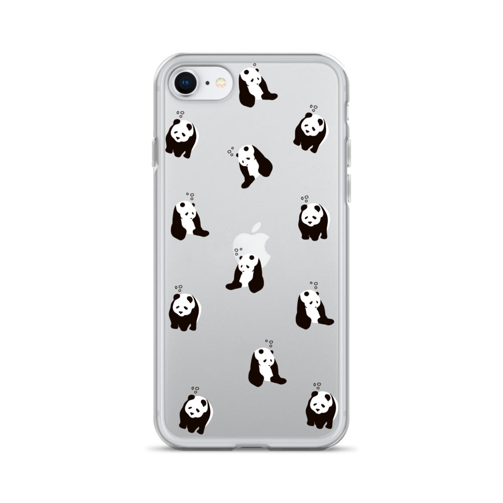 パンダ 眠たい iPhoneケース