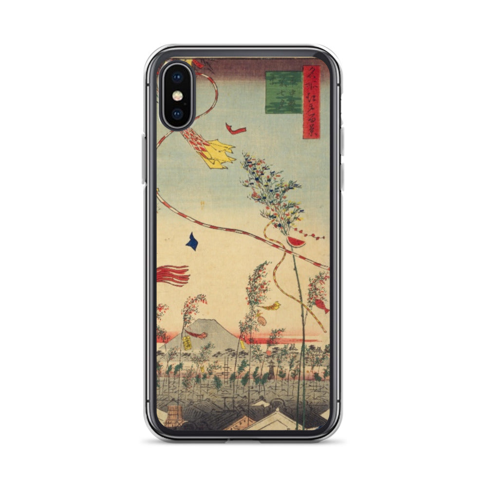 大正レトロ 七夕 iPhoneケース