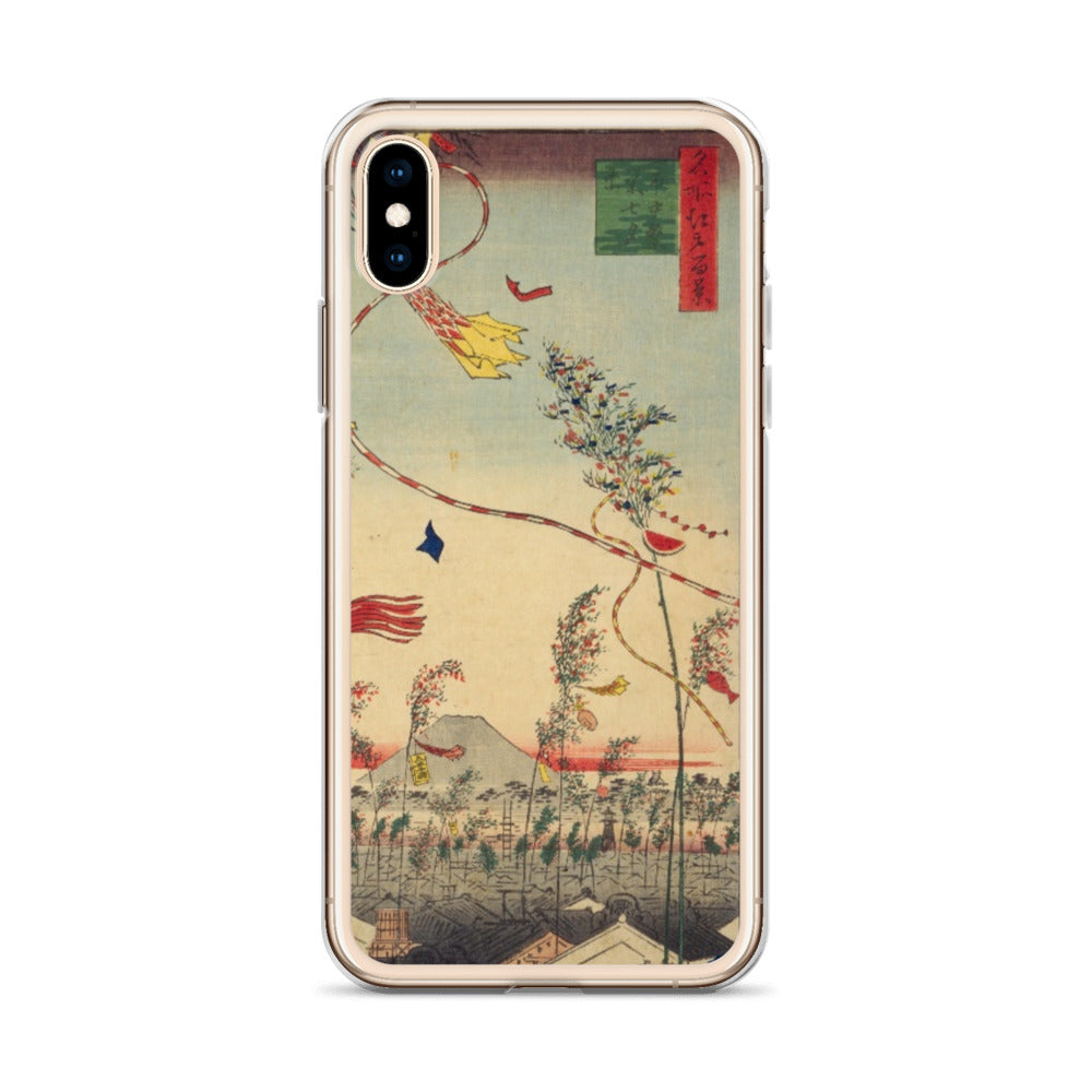 大正レトロ 七夕 iPhoneケース