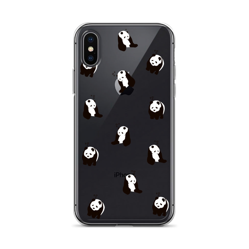 パンダ 眠たい iPhoneケース