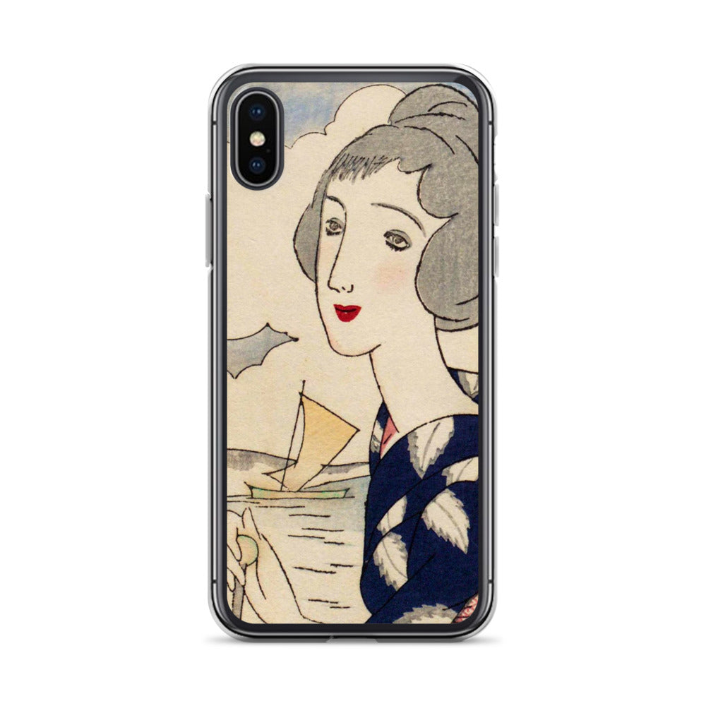 大正レトロ 竹久夢二柄 iPhoneケース02