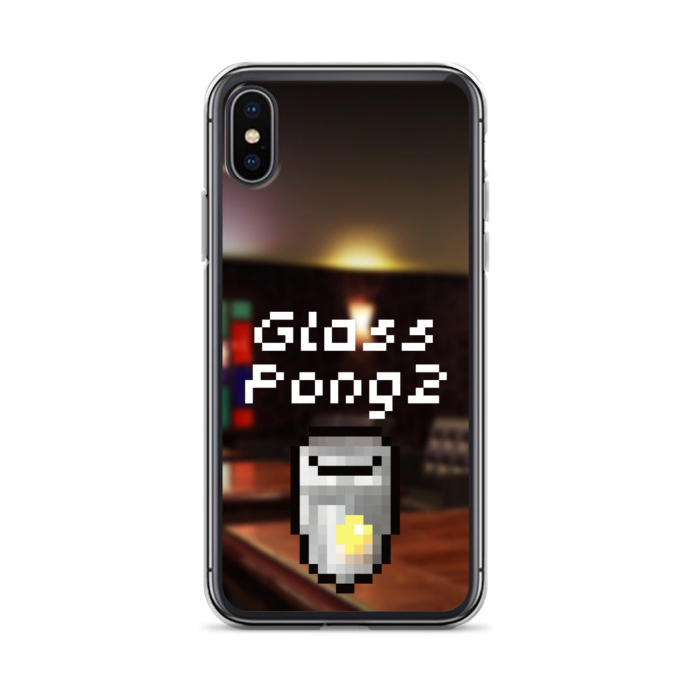 Glass Pong2 dot iPhoneケース(背景あり)