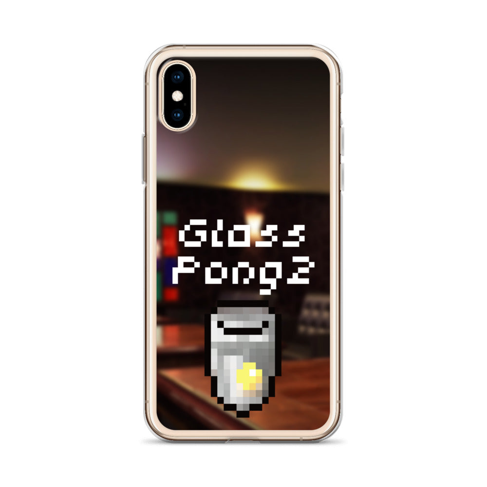 Glass Pong2 dot iPhoneケース(背景あり)