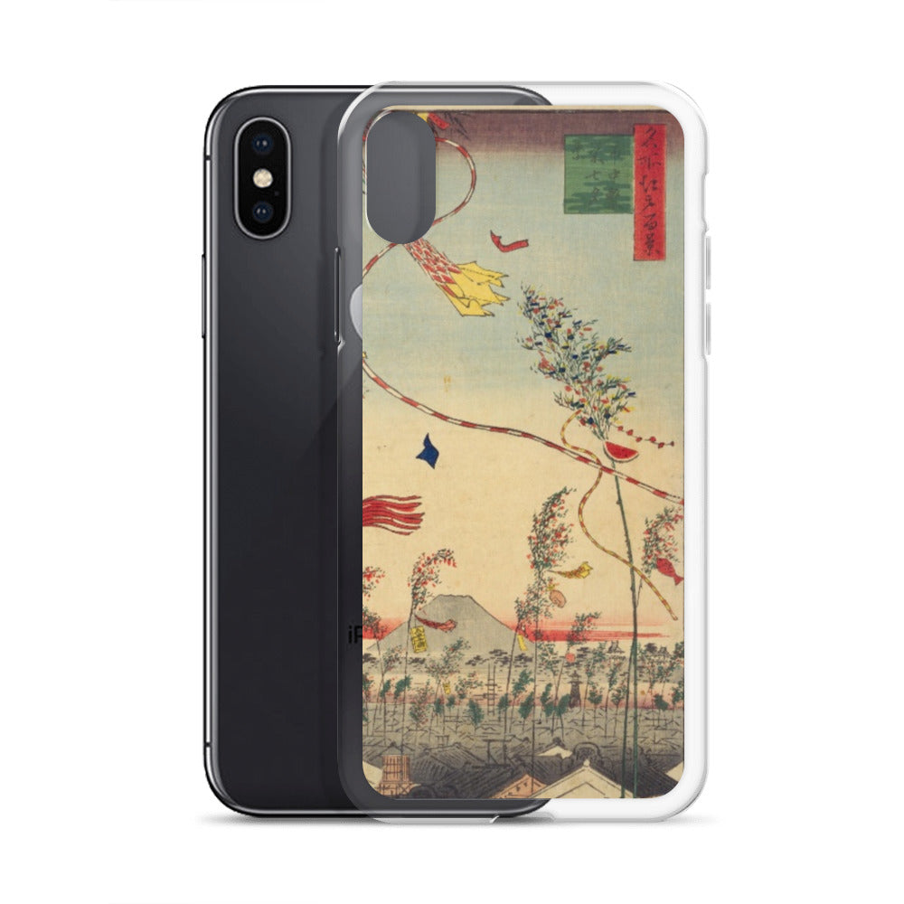 大正レトロ 七夕 iPhoneケース