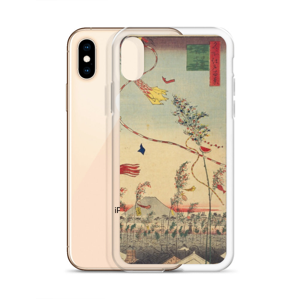 大正レトロ 七夕 iPhoneケース