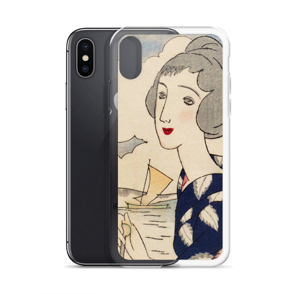 大正レトロ 竹久夢二柄 iPhoneケース02