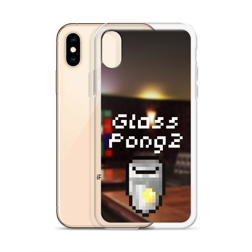 Glass Pong2 dot iPhoneケース(背景あり)