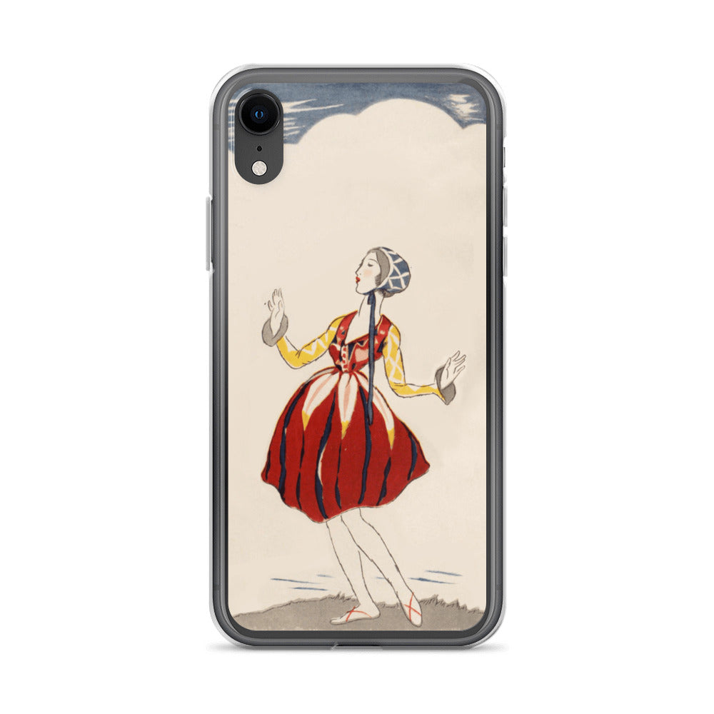 大正レトロ 竹久夢二柄 iPhoneケース