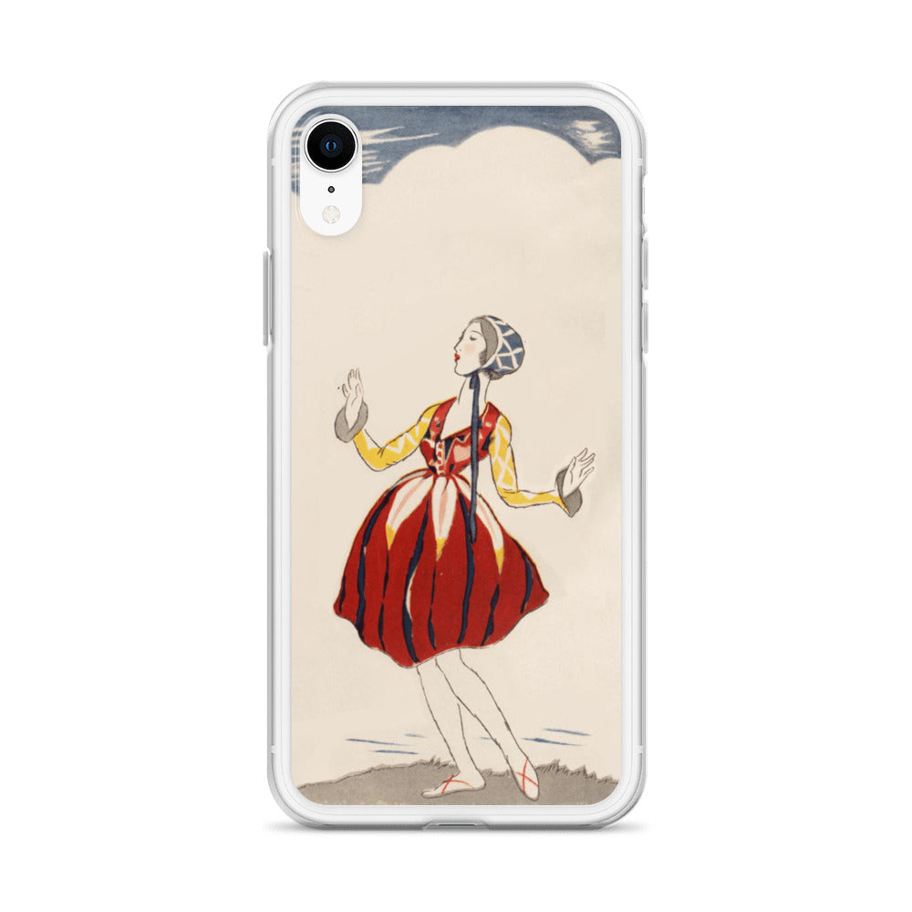 大正レトロ 竹久夢二柄 iPhoneケース