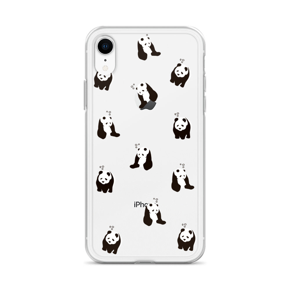 パンダ 眠たい iPhoneケース