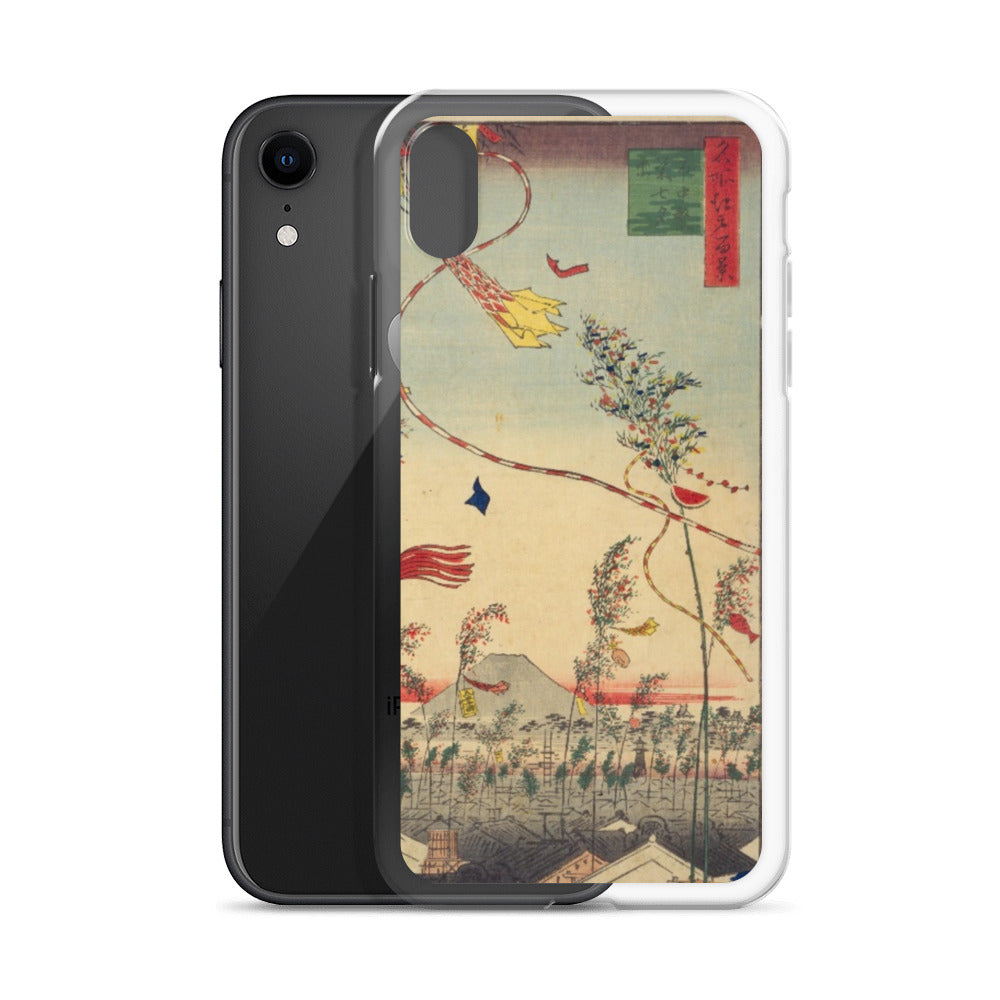 大正レトロ 七夕 iPhoneケース