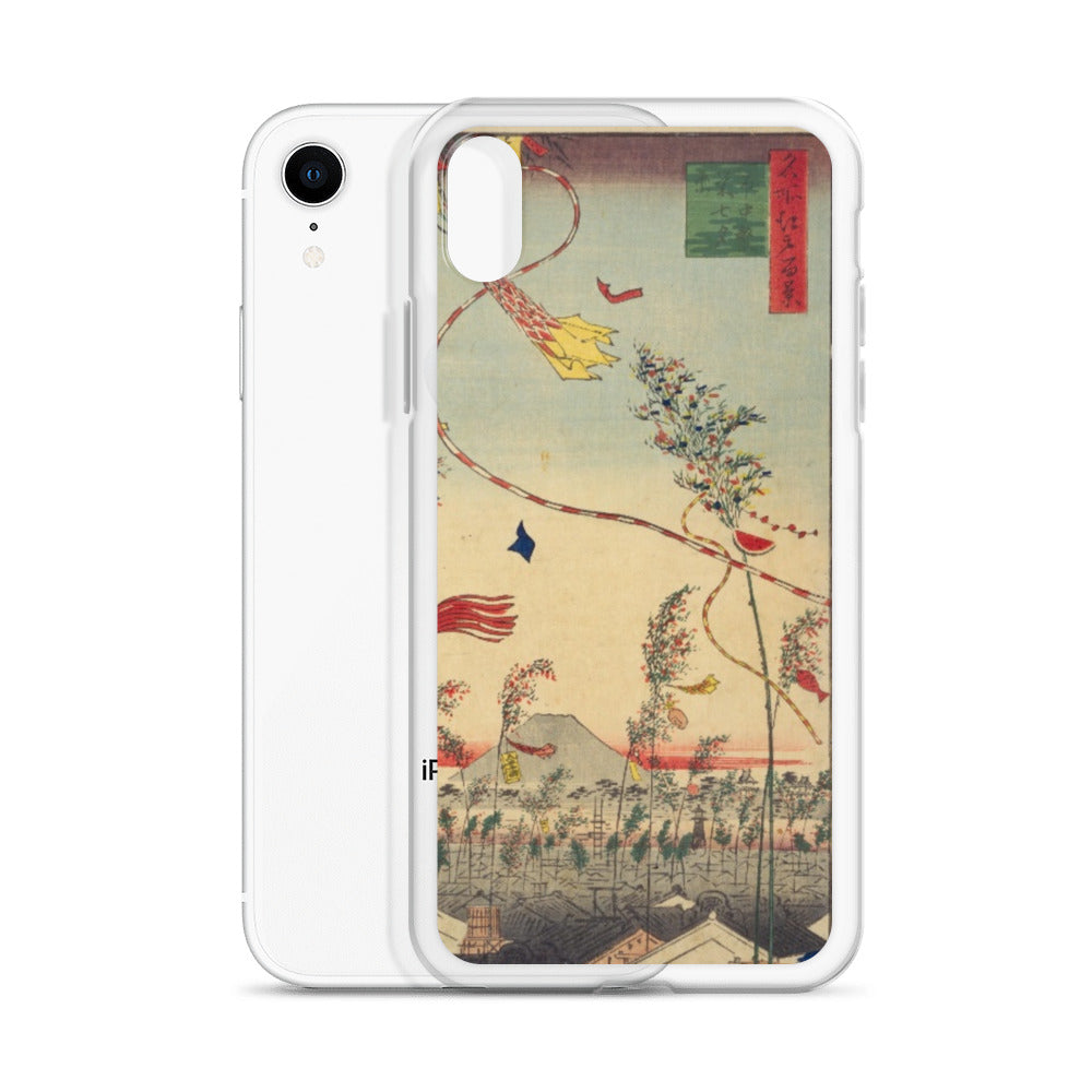大正レトロ 七夕 iPhoneケース